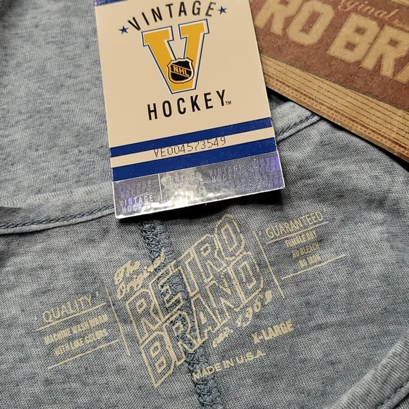 NEW Montreal Canadiens Jersey Tee NHL Logo Vintge Hockey Original Retro Brand XL - Picture 5 of 6